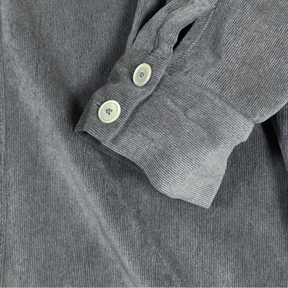 Zara Charcoal Button Down Shirt - Picture 8 of 11